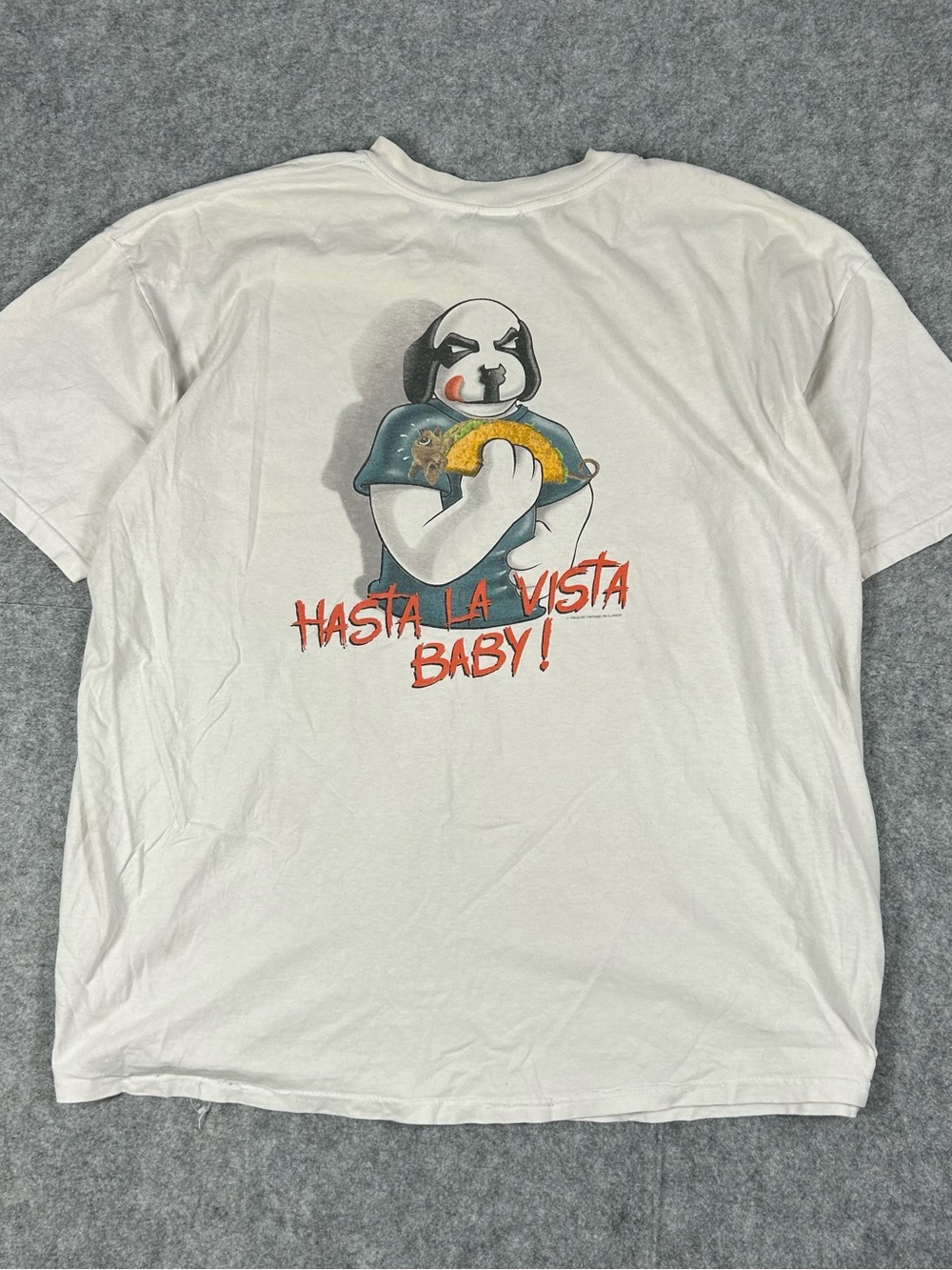 Vintage 90s 1998 Big Dogs Hasta La Vista T Shirt Size XXL 2XL